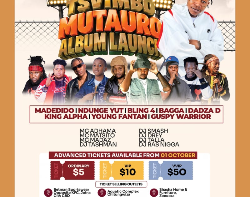 Tsvimbo Mutauro Hulengende Album Launch
