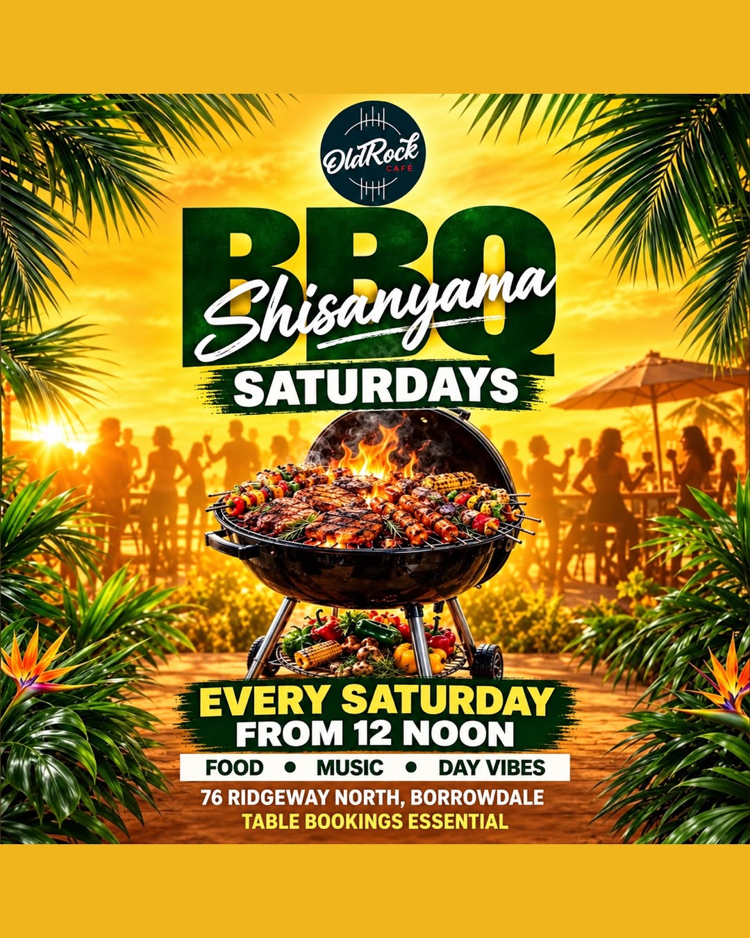 Shisanyama Saturdays at OldRock Cafe