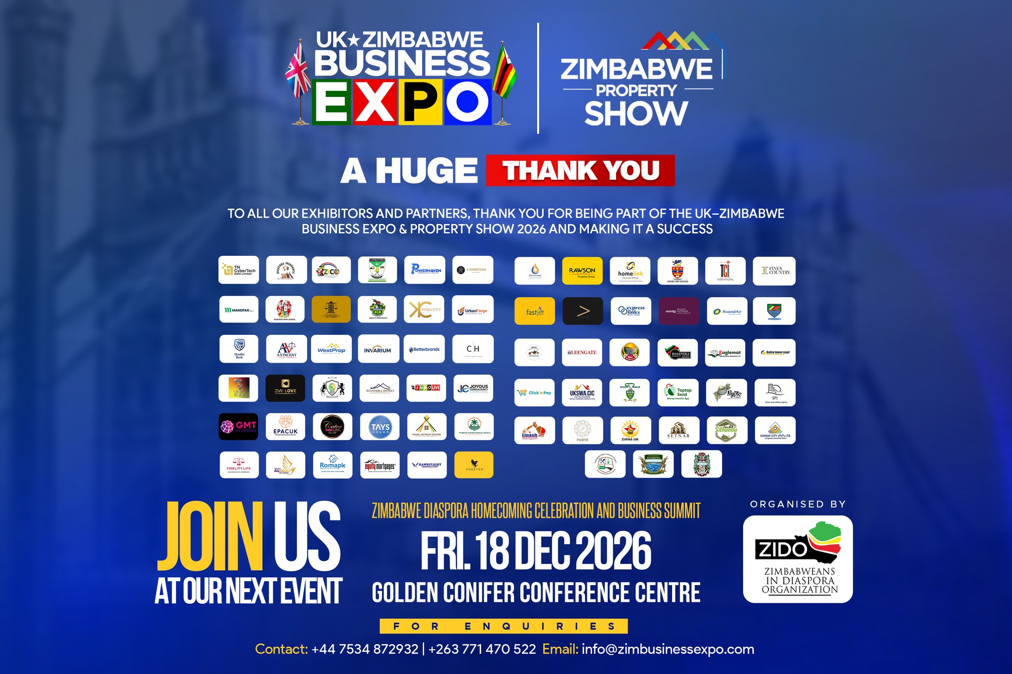 Zimbabwe Diaspora Homecoming Celebration and Business Summit